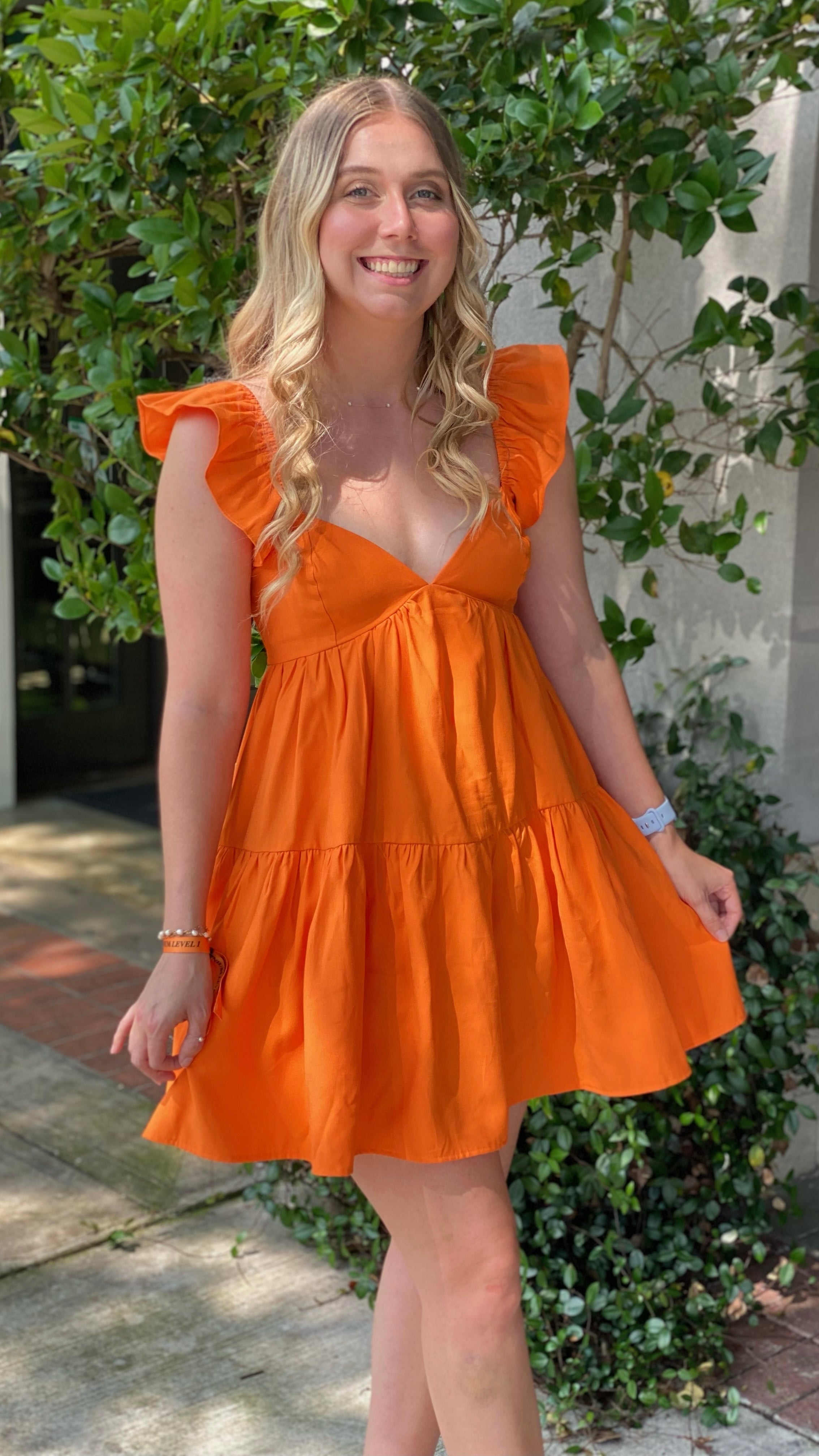 Orange Dress – The Southern Pearl Uptown Orange Dress – The Southern Pearl Uptown