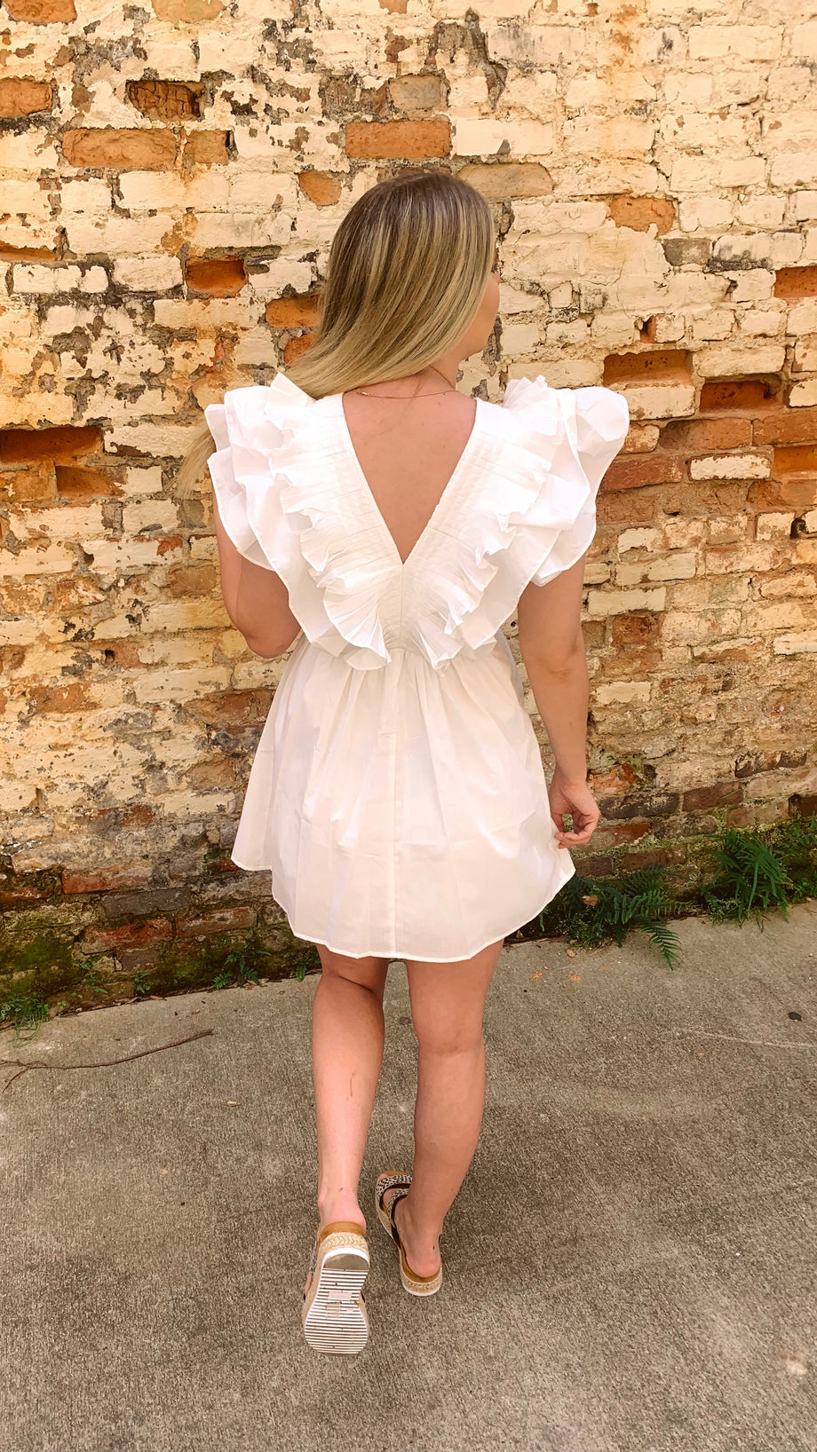 sir the label delilah ruffle mini dress Showing Off Dress